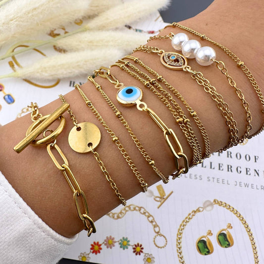 Bead Eye Bracelet Charm