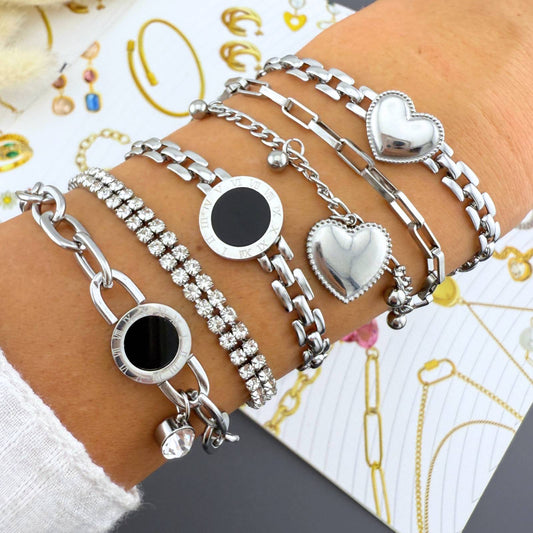 7 Piece Gold Silver Set