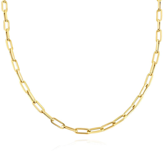 Standard Link 18K Gold Plated Steel Necklace
