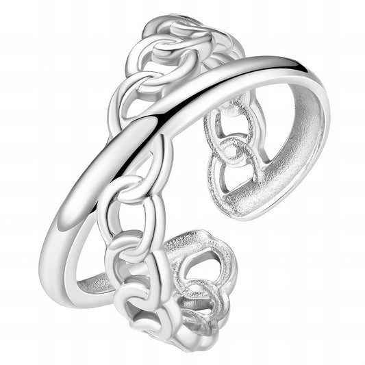 Intertwined Stainless Steel Ring